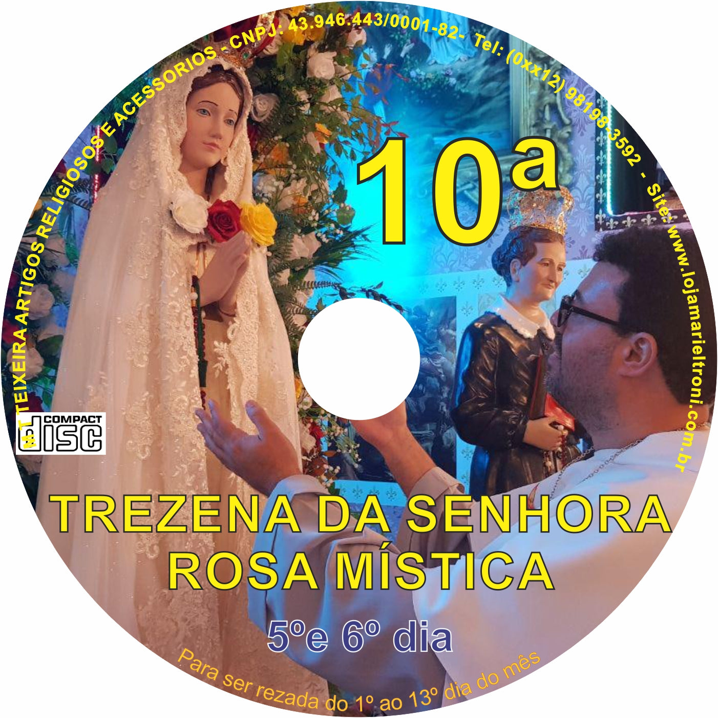 CD Trezena Rosa Mística 10 CD Trezena Rosa Mística 10
